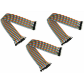 Cablu Cable Master Jumper Wire JW40-020MF-3, 40-pin male - 40-pin female, 0.2 m, Multicolor, 3 bucati