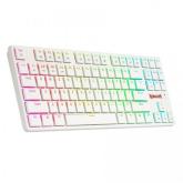 Tastatura Wireless Redragon Anubis, RGB LED, USB Wireless/Bluetooth, White