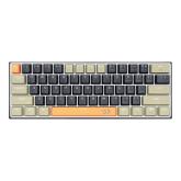 Tastatura Redragon Lakshmi, White LED, Bluetooth, Blue-Beige