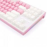 Tastatura Redragon Bes, RGB LED, USB, White-Pink