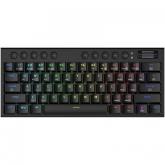 Tastatura Redragon Horus Mini Pro, RGB LED, USB/USB Wireless/Bluetooth, Black