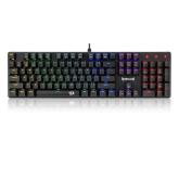 Tastatura Redragon Sindri, Rainbow LED, USB, Black