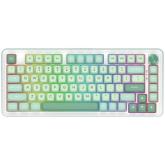 Tastatura Redragon Cyrus Pro, RGB LED, USB/USB Wireless/Bluetooth, White-Green