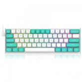 Tastatura Redragon Fidd, RGB LED, USB, White-Blue