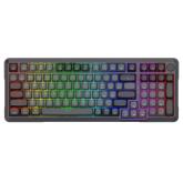 Tastatura Redragon Bragi Pro, RGB LED, USB/USB Wireless/Bluetooth, Black-Grey