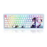 Tastatura Redragon Antonium Pro Anime, RGB LED, USB/Bluetooh/USB Wireless, Multicolor