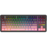 Tastatura Redragon Antonium Pro, RGB LED, USB/Bluetooh/USB Wireless, Black-Pink