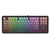 Tastatura Redragon Wildslash Pro, RGB LED, USB/Bluetooh/USB Wireless, Black-Grey