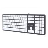 Tastatura Gembird KB-MCH-02-BKW, USB, Black-White