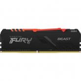 Memorie Kingston FURY Beast RGB 32GB, DDR4-3200Mhz, CL16