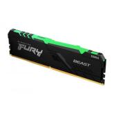 Memorie Kingston FURY Beast RGB 8GB, DDR4-3200MHz, CL16