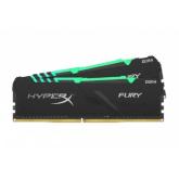 Kit memorie Kingston Fury Beast RGB Black Intel XMP 2.0 16GB, DDR4-3200MHz, CL16, Dual Channel