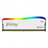 Memorie Kingston Fury Beast RGB Special Edition White 16GB, DDR4-3200MHz, CL16