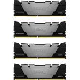 Kit Memorie Kingston FURY Renegade Black Intel XMP 2.0, 128GB, DDR4-3200MHz, CL16, Quad Channel