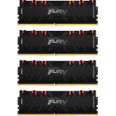 Kit Memorie Kingston FURY Renegade RGB 128GB, DDR4-3200MHZ, CL16, Quad Channel