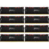 Kit Memorie Kingston FURY Renegade RGB 256GB, DDR4-3200Mhz, CL16, Quad Channel