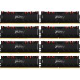 Kit Memorie Kingston FURY Renegade RGB 256GB, DDR4-3200Mhz, CL16, Quad Channel