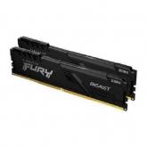 Kit memorie Kingston Fury Beast Black 64GB, DDR4-3600MHz, CL18, Dual Channel