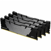 Kit Memorie Kingston FURY Renegade Black Intel XMP 2.0, 128GB, DDR4-3600MHz, CL18, Quad Channel