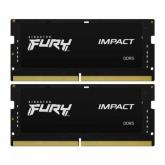Kit Memorie SO-DIMM Kingston Fury Impact 16GB, DDR5-4800Mhz, CL38, Dual Channel