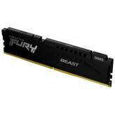 Memorie Kingston Fury Beast Black AMD EXPO, 8GB, DDR5-5200MHz, CL36