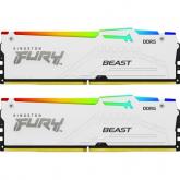 Kit Memorie Kingston Fury Beast RGB AMD EXPO/Intel XMP 3.0, 64GB, DDR5-5200MHz, CL36, Dual Channel