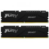 Kit Memorie Kingston Fury Beast 16GB, DDR5-5200Mhz, CL40, Dual Channel