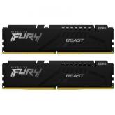 Kit Memorie Kingston Fury Beast 64GB, DDR5-5200Mhz, CL40, Dual Channel