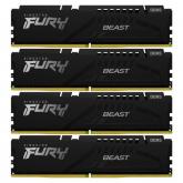Kit Memorie Kingston Fury Beast Black Intel XMP 3.0, 128 GB, DDR5-5200MHz, CL40, Quad Channel