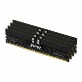 Kit Memorie Server Kingston FURY Renegade Pro Black ECC Intel XMP 3.0/AMD EXPO KF556R28RBE2K4-128, 128GB, DDR5-5600MHz, CL28, Quad Channel