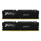 Kit Memorie Kingston Fury Beast Black Intel XMP 3.0/AMD EXPO, 16GB, DDR5-6000MHz, CL30, Dual Channel