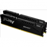 Kit Memorie Kingston Fury Beast Black Intel XMP 3.0, 32GB, DDR5-6000MHz, CL30, Dual Channel