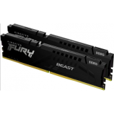 Kit Memorie Kingston Fury Beast Black Intel XMP 3.0, 64GB, DDR5-6000Mhz, CL30, Dual Channel