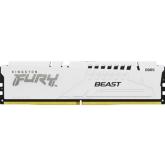 Memorie Kingston Fury Beast White Intel XMP 3.0, 32GB, DDR5-6000Mhz, CL30