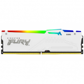 Memorie Kingston Fury Beast White RGB Intel XMP 3.0, 16GB, DDR5-6000MHz, CL30