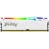 Memorie Kingston Fury Beast White RGB Intel XMP 3.0, 16GB, DDR5-6000MHz, CL30