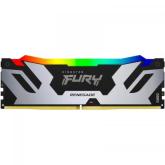 Memorie Kingston FURY Renegade RGB Silver Intel XMP 3.0, 32GB, DDR5-6000MHz, CL32