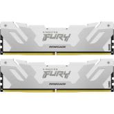 Kit Memorie Kingston Fury Renegade White Intel XMP 3.0, 32GB, DDR5-6000MHz, CL32, Dual Channel