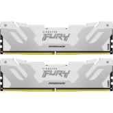 Kit Memorie Kingston Fury Renegade White Intel XMP 3.0, 32GB, DDR5-6000MHz, CL32, Dual Channel