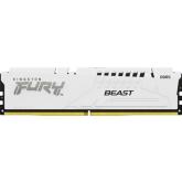 Memorie Kingston Fury Beast White Intel XMP 3.0, 16GB, DDR5-6400MHz, CL32