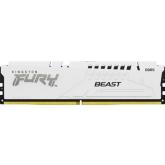 Memorie Kingston Fury Beast White Intel XMP 3.0/AMD EXPO, 16GB, DDR5-6400MHz, CL32