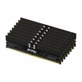 Kit Memorie Server Kingston FURY Renegade Pro Black ECC Intel XMP 3.0/AMD EXPO KF564R32RBEK8-128, 128GB, DDR5-6400MHz, CL32, Octa Channel