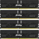 Kit Memorie Server Kingston FURY Renegade Pro ECC KF564R32RBK4-128, 128GB, DDR5-6400MHz, CL32, Quad Channel