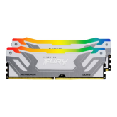 Kit Memorie Kingston FURY Renegade RGB White Intel XMP 3.0, 48GB, DDR5-8800 MHz, CL 42, Dual Channel