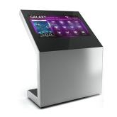 Totem Display Public Kiosk Z03H43T-SBB, 43inch, Black-Silver