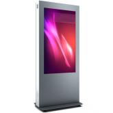 Totem Display Public Kiosk B04V49N-SAB, 49inch, Black-Silver