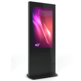 Totem Display Public Kiosk Z01V49N-BBB, 49inch, Black