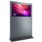 Totem Display Public Kiosk BLH50N-SAB, 50inch, Black-Silver
