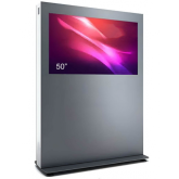 Totem Display Public Kiosk BXH50N-SAB, 50inch, Black-Silver