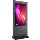 Totem Display Public Kiosk B01V55N-BBB, 55inch, Black